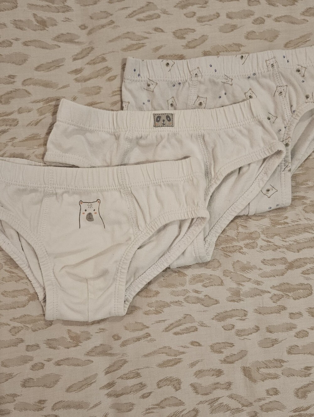 Zara White Cotton Briefs 3 Pack - Sz 2/3